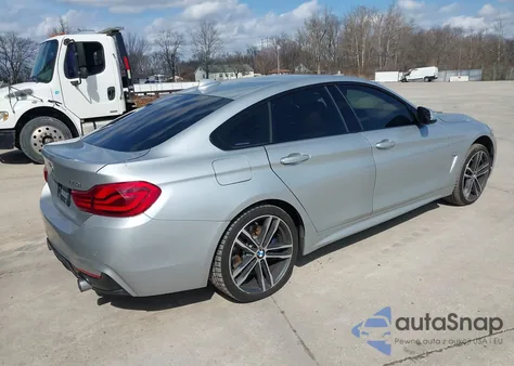 2018 BMW 440I Gran Coupe xDrive from USA, damaged, VIN WBA4J7C51JBH13588
